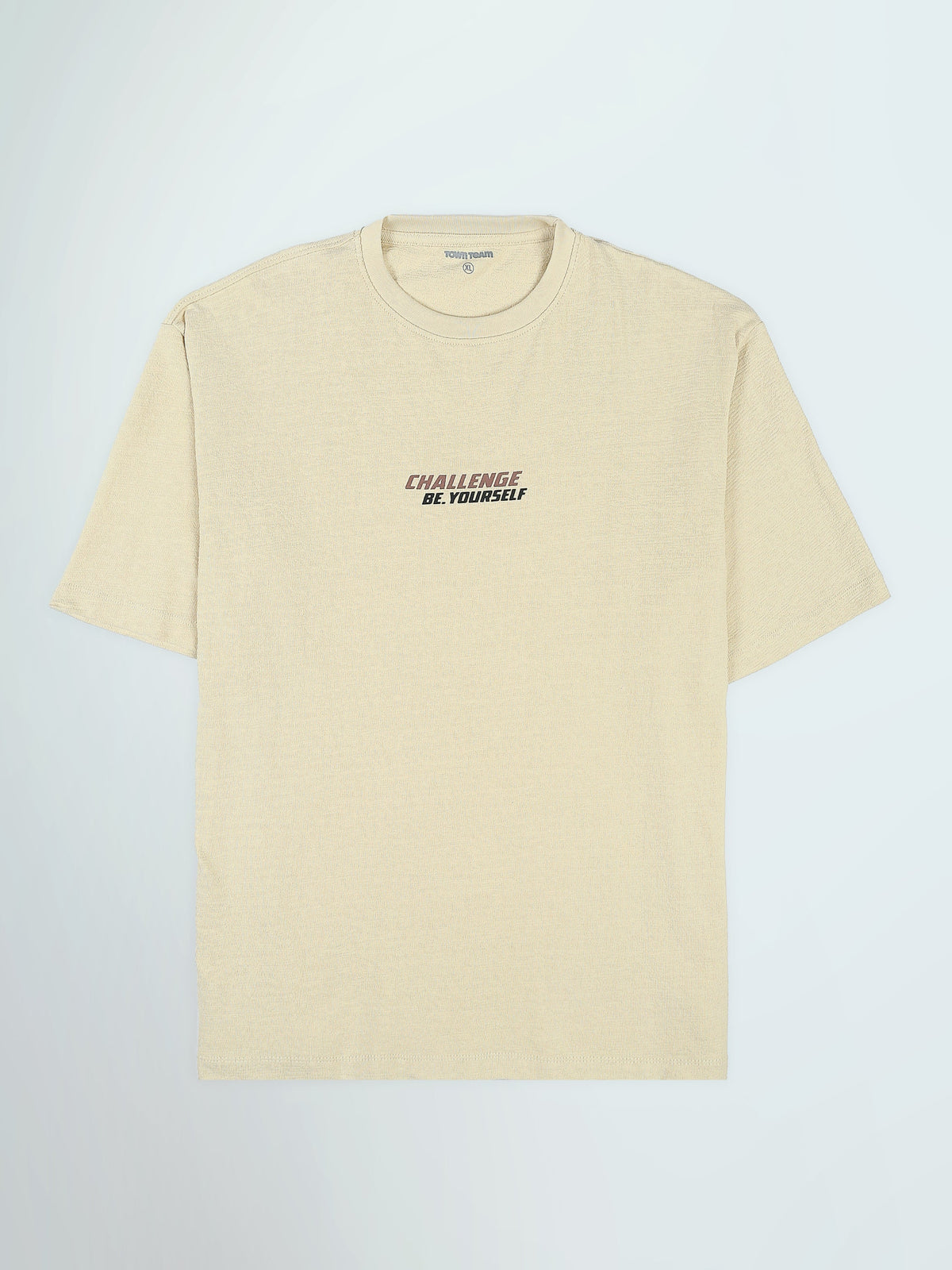 T-Shirt Homme Oversize à Imprimé Typographique - TSH26SPRO20296TM1
