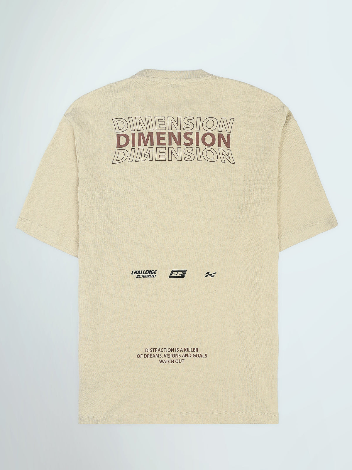 T-Shirt Homme Oversize à Imprimé Typographique - TSH26SPRO20296TM1