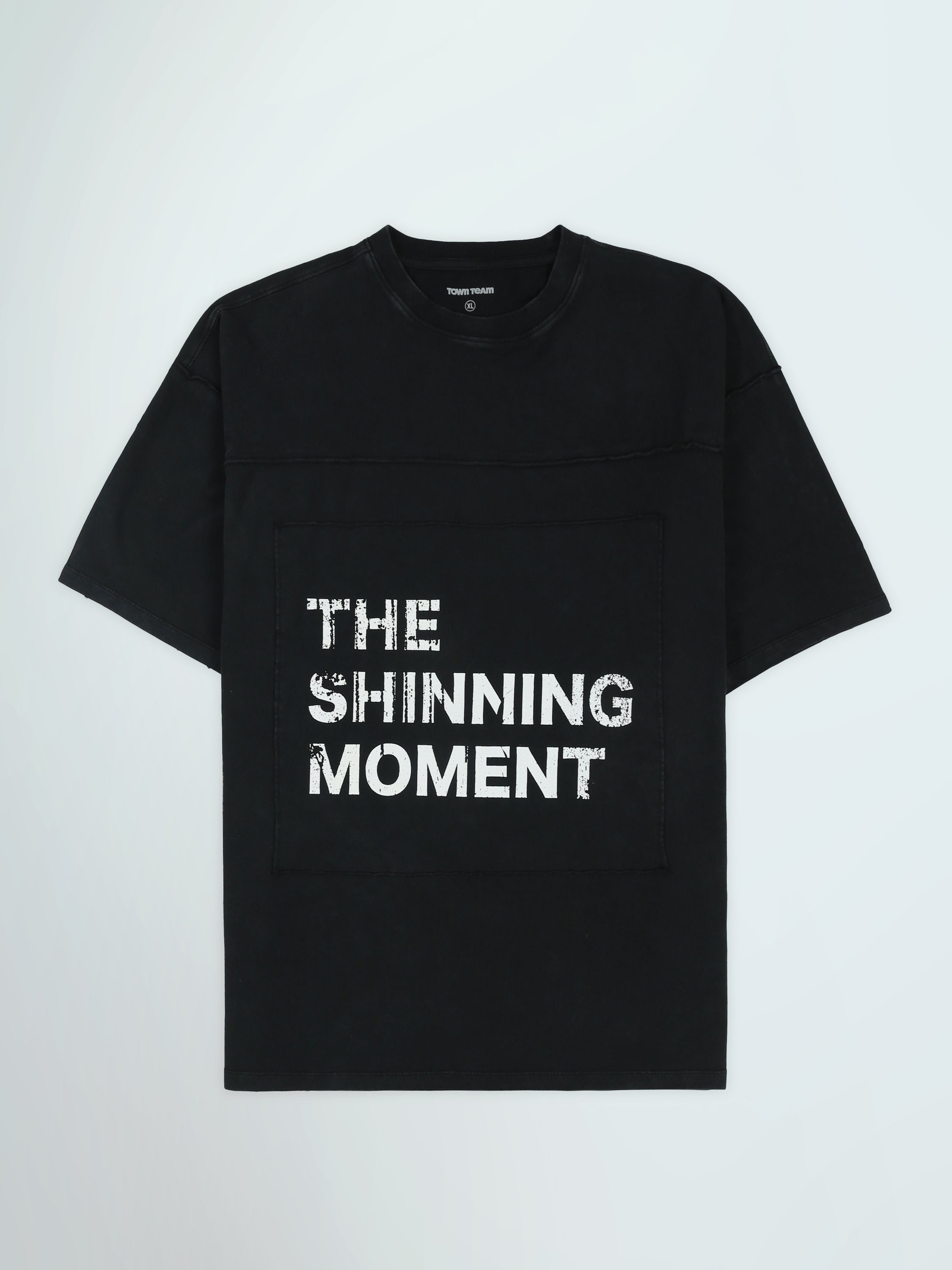 T-Shirt Homme Oversize à Imprimé Typographique Effet Vintage - TSH26STR20089TM1