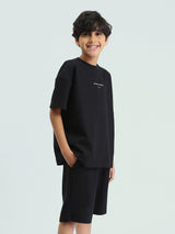 Ensemble enfant t-shirt et short au design moderne – TST25SSNP15028TB1