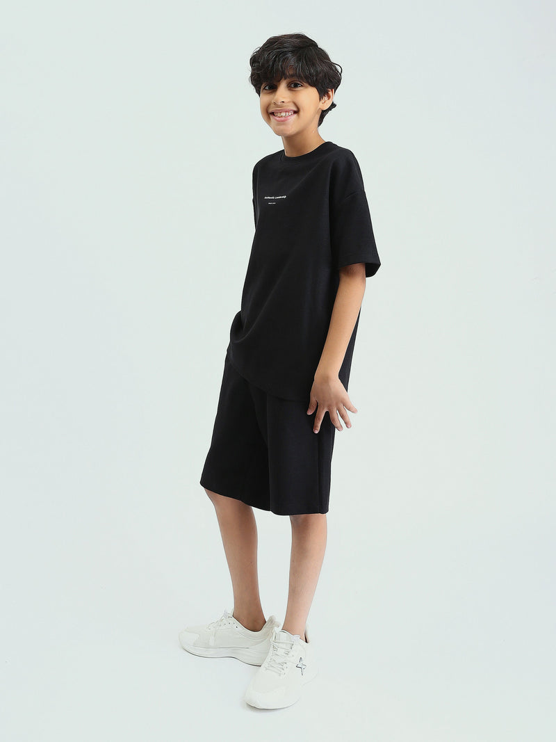Ensemble enfant t-shirt et short au design moderne – TST25SSNP15028TB1