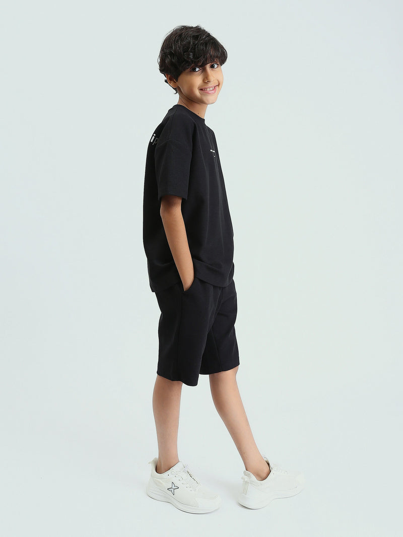 Ensemble enfant t-shirt et short au design moderne – TST25SSNP15028TB1