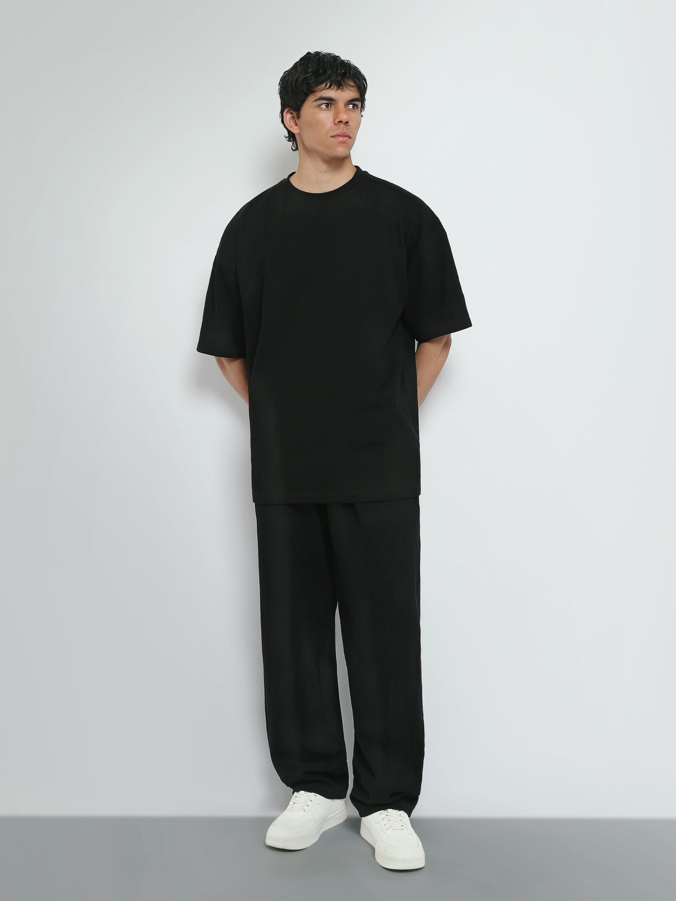 T-Shirt Homme Oversize Uni à Manches Courtes – Style Minimaliste - TST26S15000008TM1