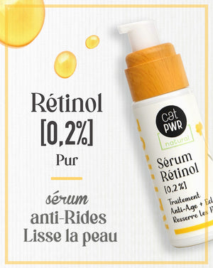 Traitement RETINOL pur [0,2%] Sérum concentré Anti-Age & Anti-Rides + Eclat  | UrbanK URBANK