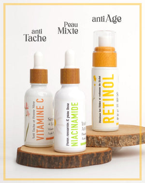 Traitement RETINOL pur [0,2%] Sérum concentré Anti-Age & Anti-Rides + Eclat  | UrbanK URBANK