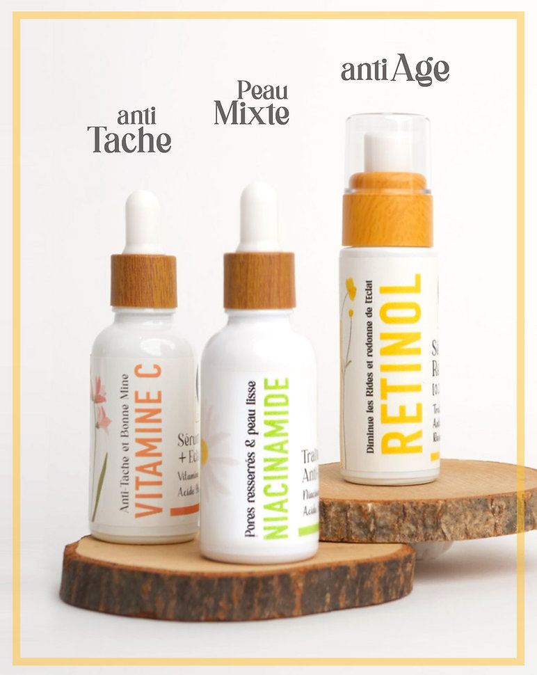 Traitement RETINOL pur [0,2%] Sérum concentré Anti-Age & Anti-Rides + Eclat  | UrbanK URBANK