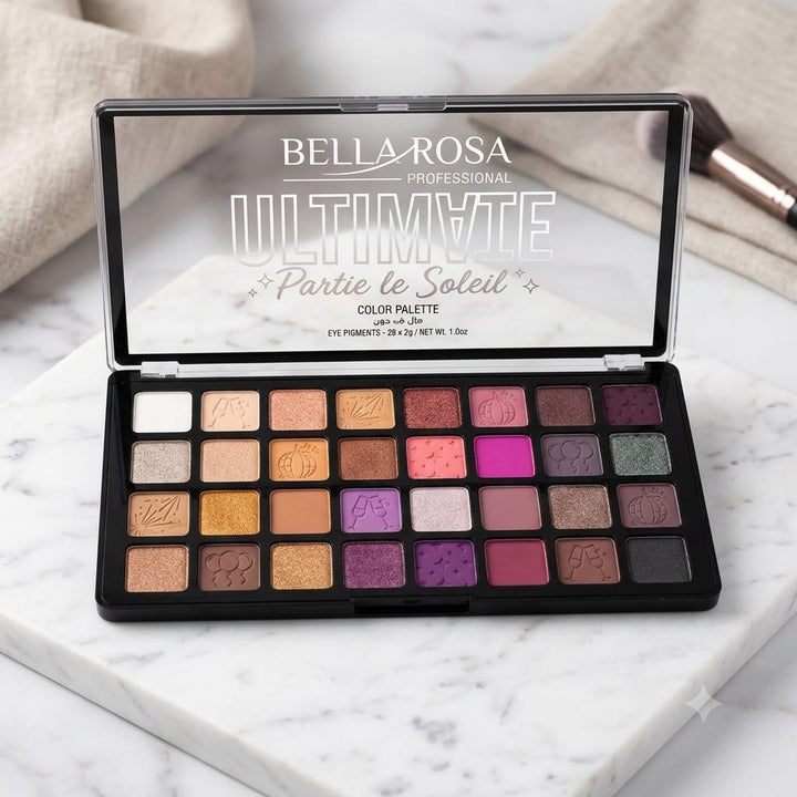 Palette d'Ombres à Paupières Professionnelle - 32 Couleurs Essentielles bien pigmentées