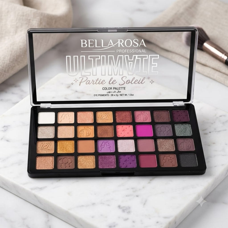 Palette d'Ombres à Paupières Professionnelle - 32 Couleurs Essentielles bien pigmentées