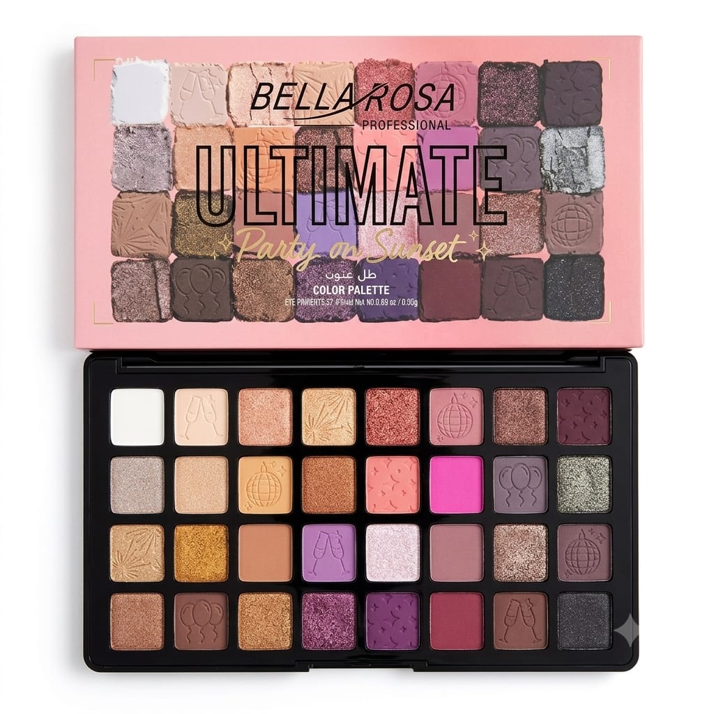 Palette d'Ombres à Paupières Professionnelle - 32 Couleurs Essentielles bien pigmentées
