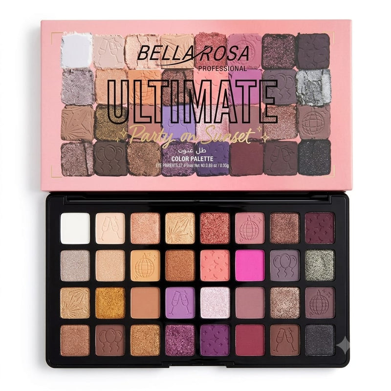 Palette d'Ombres à Paupières Professionnelle - 32 Couleurs Essentielles bien pigmentées