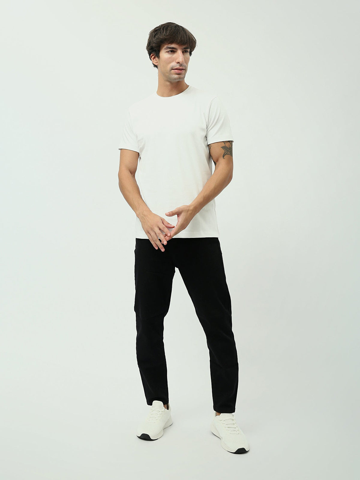 Maillot de Corps Homme à Manches Courtes et Col Rond - UND25GSCR33333TM1