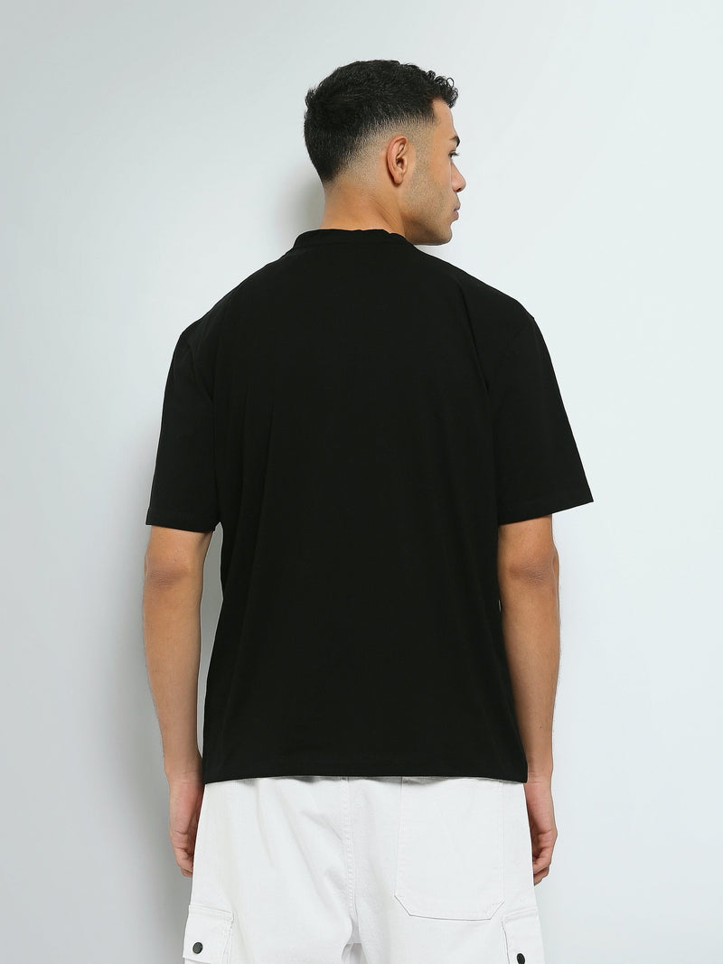 T-shirt Oversize Homme Uni à Col Rond – Style Minimaliste - USR27SPRS20367TM1
