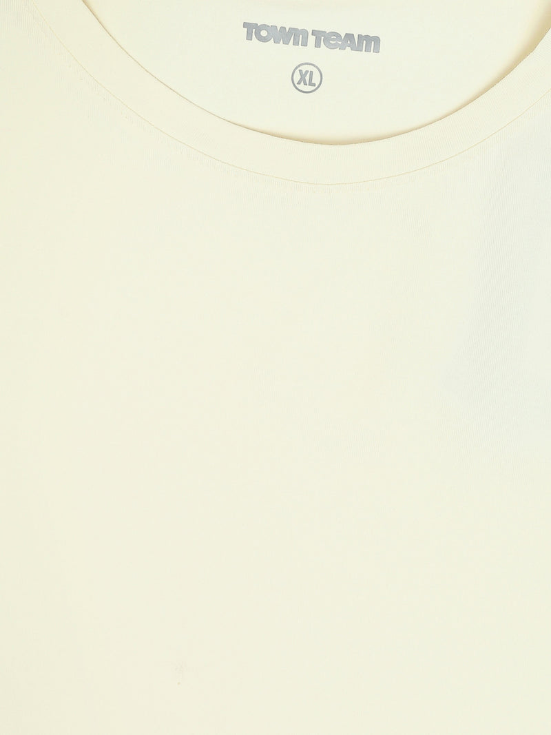 T-shirt Oversize Homme Uni à Col Rond – Style Minimaliste - USR27SPRS20367TM1