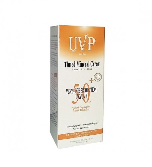 كريم UVP المعدني الملون الواقي من الشمس SPF50+ للبشرة الحساسة – 50 مل