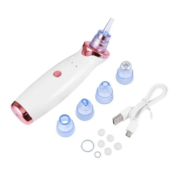 Aspirateur Électrique Anti-Points Noirs Rechargeable USB – Nettoyeur de Pores Visage