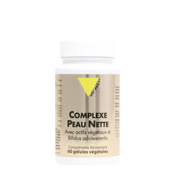 VITALL PLUS COMPLEXE PEAU NETTE 60 GELULES
