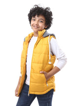 Gilet garçon matelassé avec capuche ajustable – VST23AFWP28535TB1