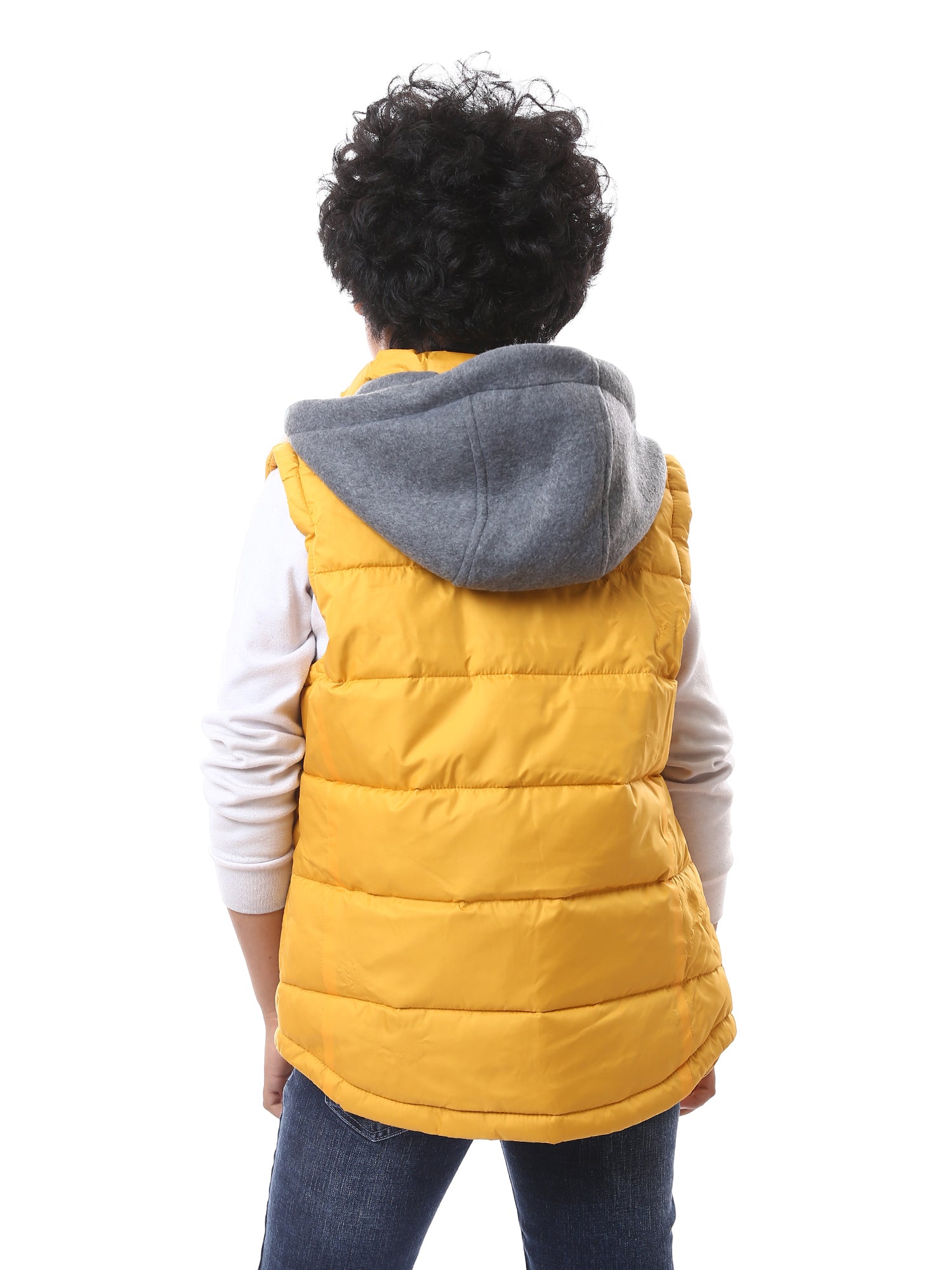Gilet garçon matelassé avec capuche ajustable – VST23AFWP28535TB1