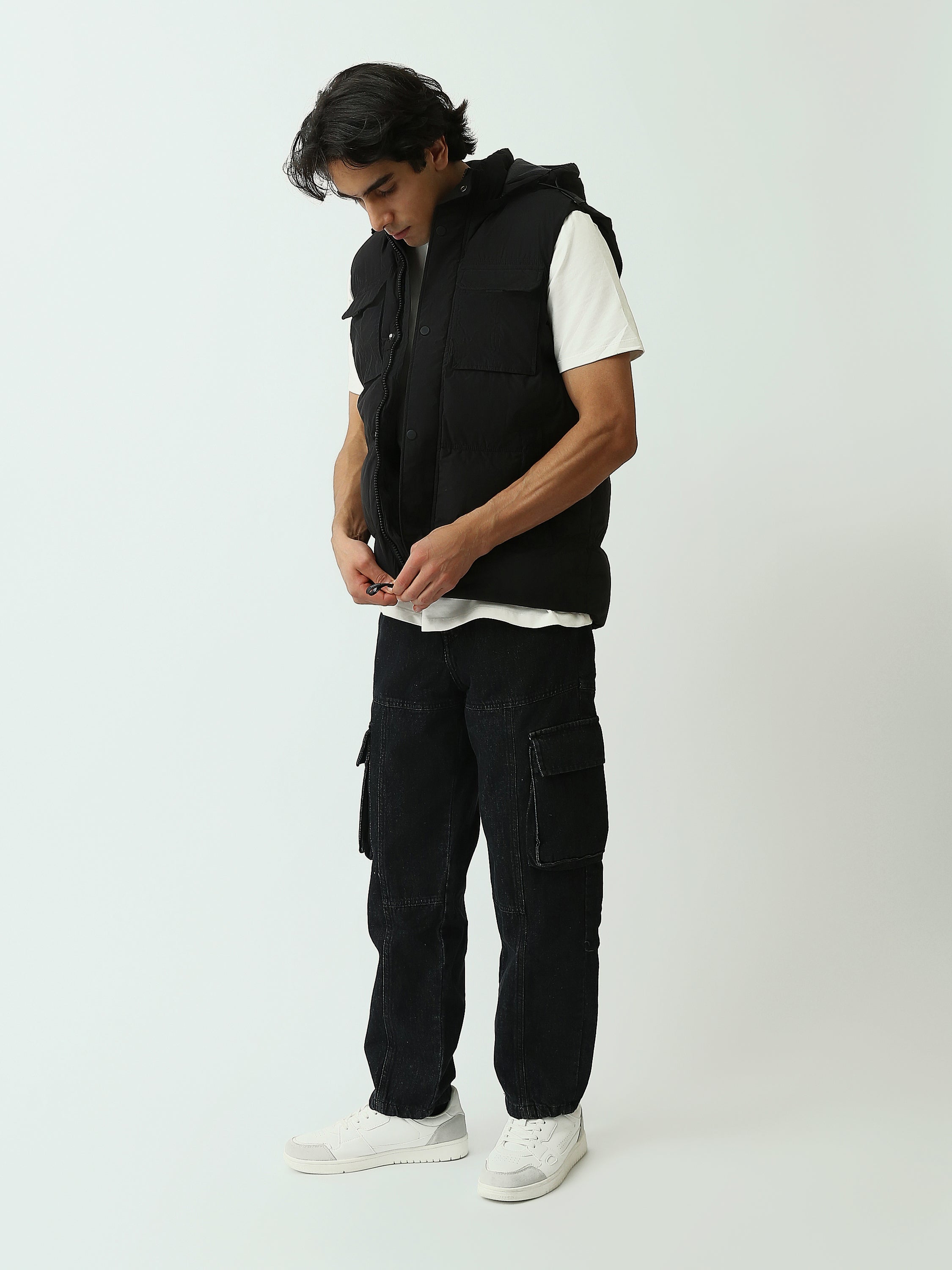 Veste Sans Manches Homme avec Capuche - Confort et Praticité - VST25WWBP28542TM1