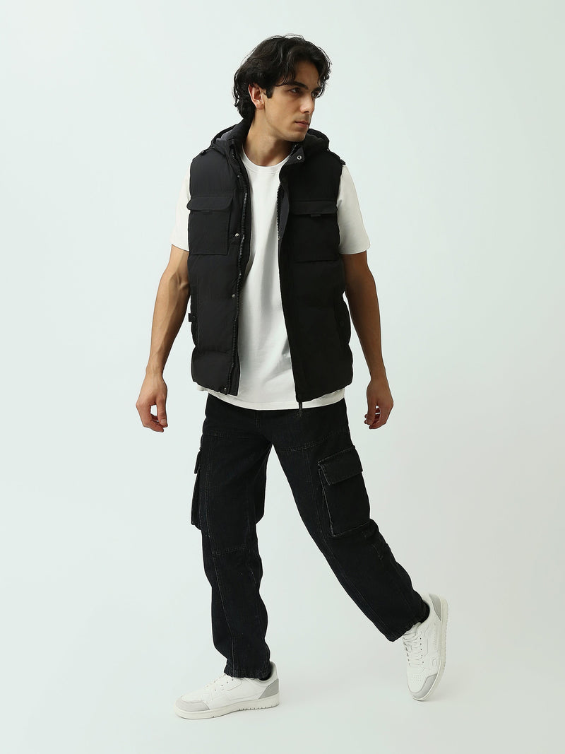Veste Sans Manches Homme avec Capuche - Confort et Praticité - VST25WWBP28542TM1