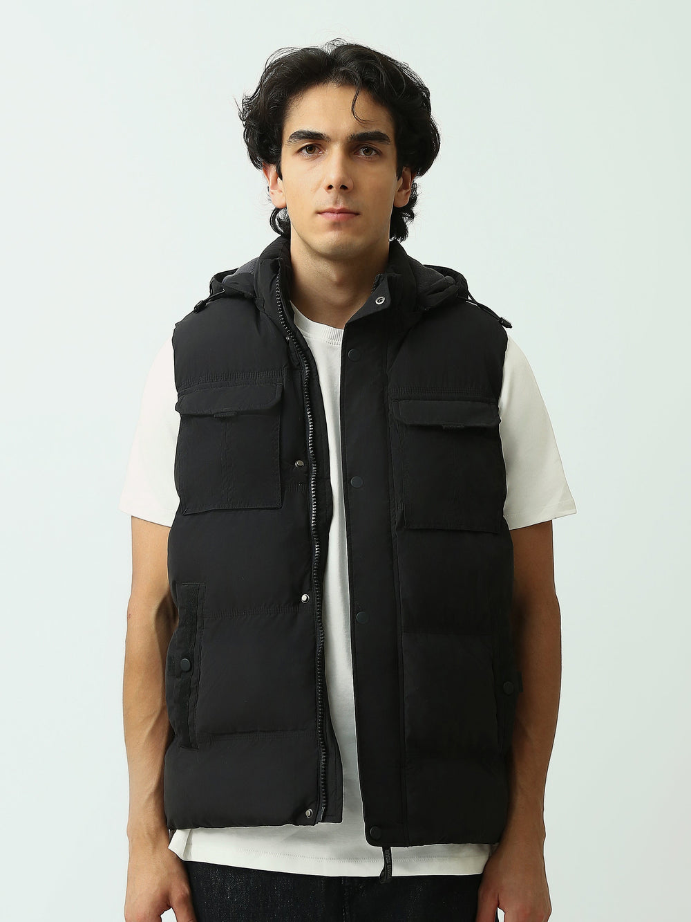 Veste Sans Manches Homme avec Capuche - Confort et Praticité - VST25WWBP28542TM1