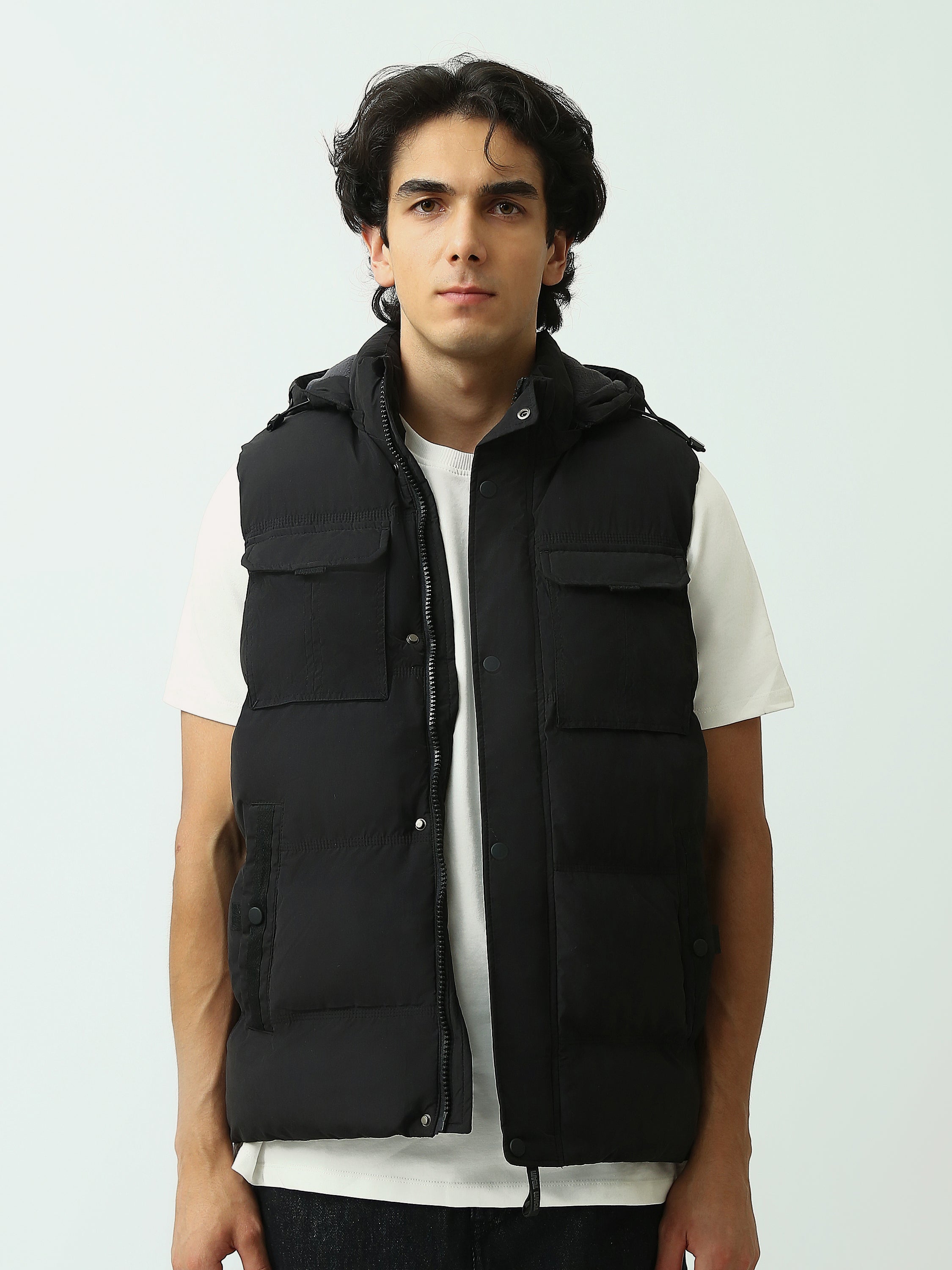 Veste Sans Manches Homme avec Capuche - Confort et Praticité - VST25WWBP28542TM1