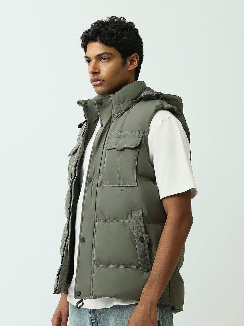 Veste Sans Manches Homme avec Capuche - Confort et Praticité - VST25WWBP28542TM1