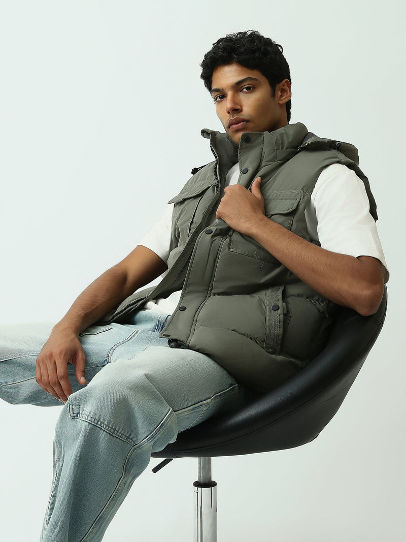 Veste Sans Manches Homme avec Capuche - Confort et Praticité - VST25WWBP28542TM1