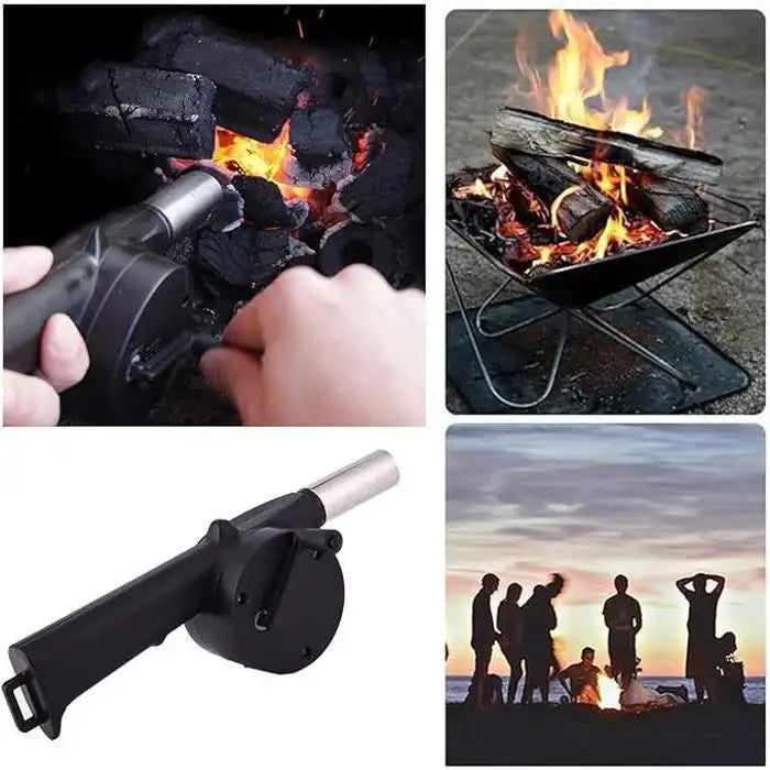 منفاخ يدوي للفحم والشواء – Ventilateur Barbecue Portable