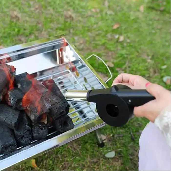 منفاخ يدوي للفحم والشواء – Ventilateur Barbecue Portable
