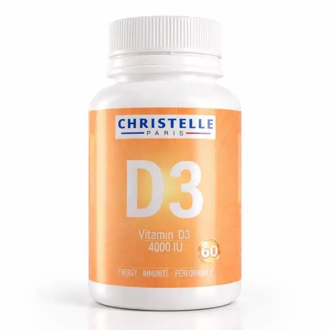 Vitamine D3 4000 UI – Capsules Softgel 60 unités pour Immunité - Énergie et Os Solides
