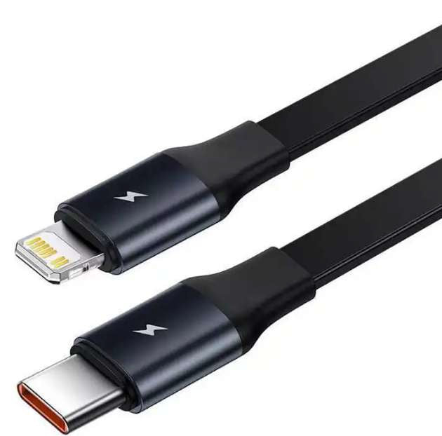 Baseus Chargeur Voiture Rapide 30W USB-C avec Câble Rétractable Type-C & Lightning