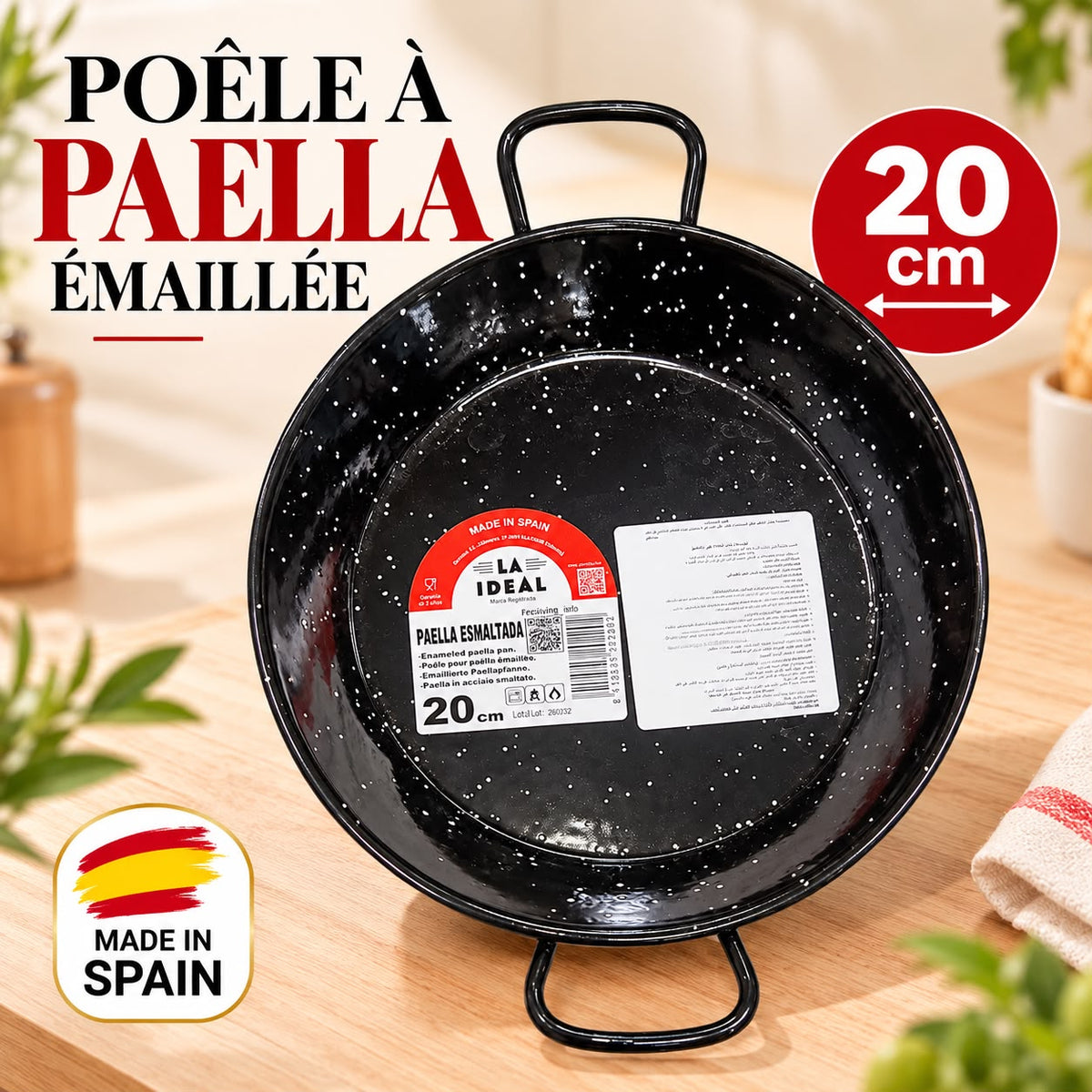 POELLE PAELLA 20CM