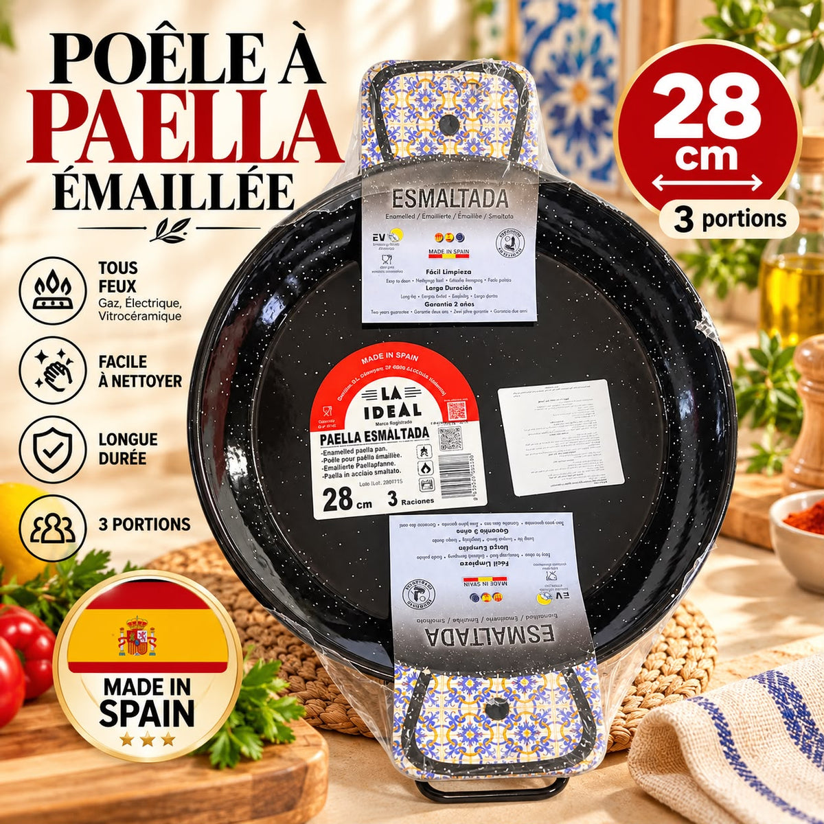POELLE PAELLE 28CM