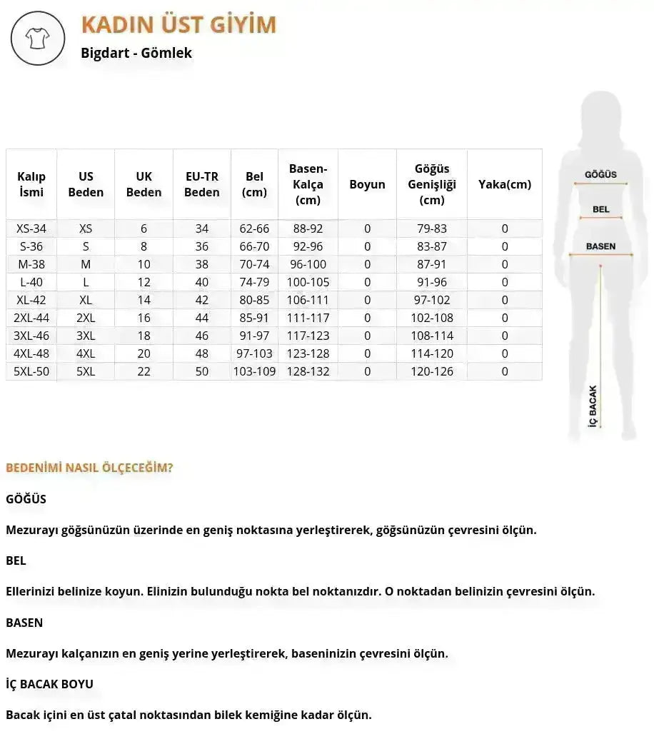 20205 çizgili oversize gömlek - Justyol