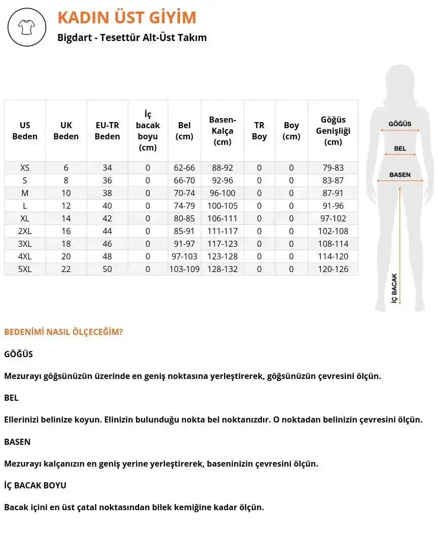 kadin örme tesettür alt üst takim 6711 - Justyol