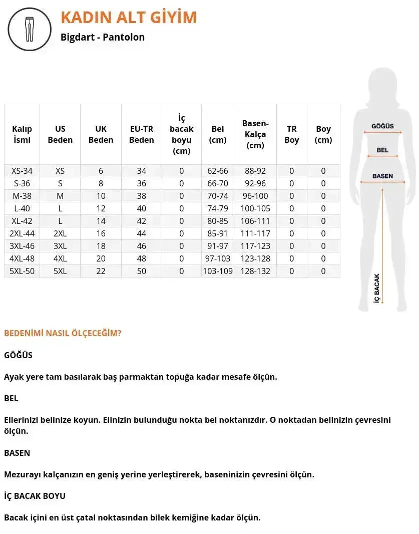 6633 yüksek bel bol paça pantolon - Justyol