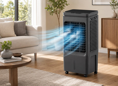 Ventilateur Rafraîchisseur d’Air Daiko 3-en-1 40L avec Écran Tactile et Télécommande - Offre Exceptionnelle