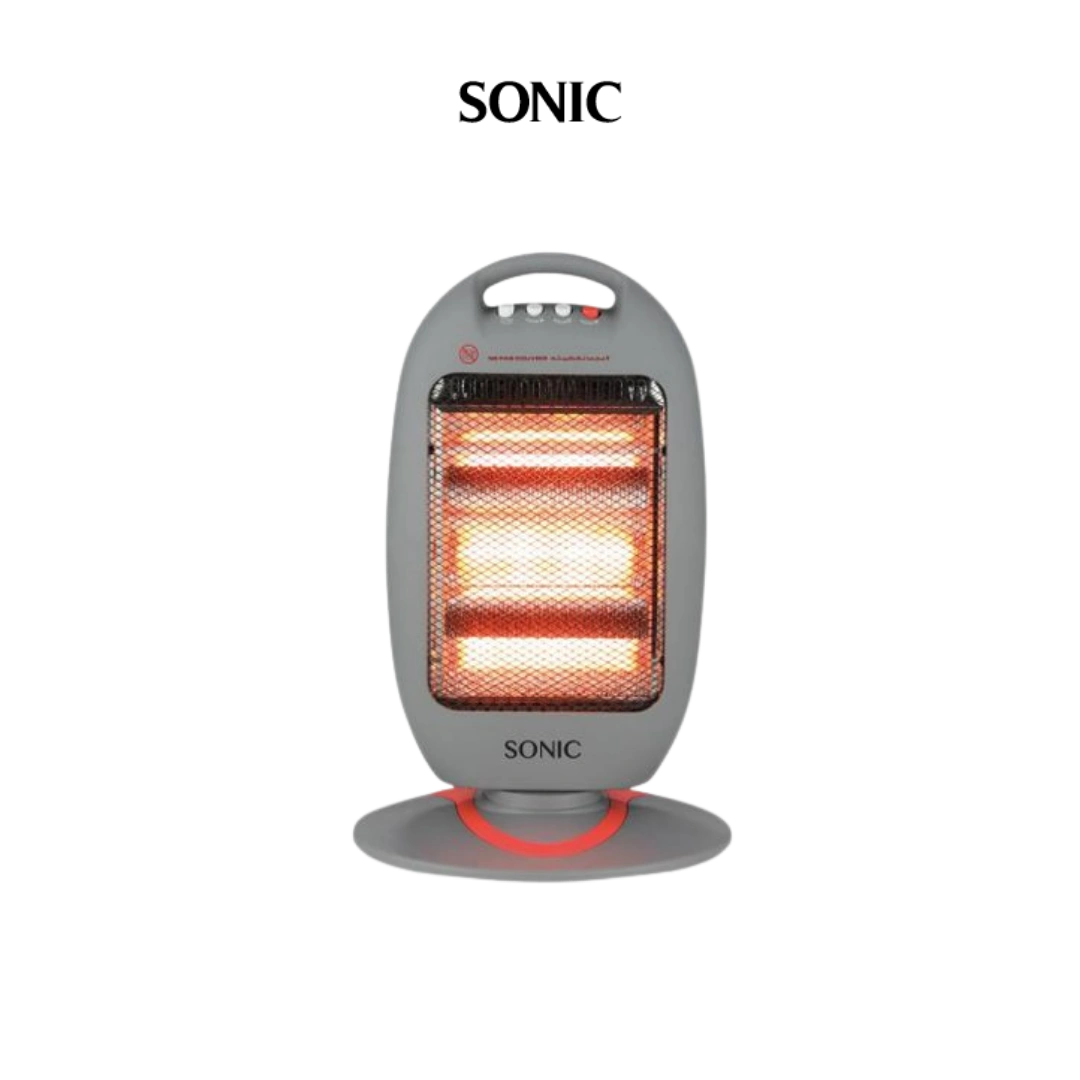 Sonic Chauffage Quartz Oscillant 1200W-3 Niveaux-CEQ-1232GSC