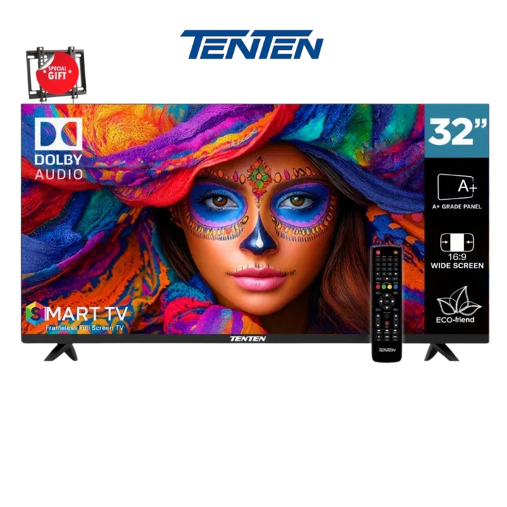 Tenten Tv Smart 32”Android-Dolby Audio-T32SM2501