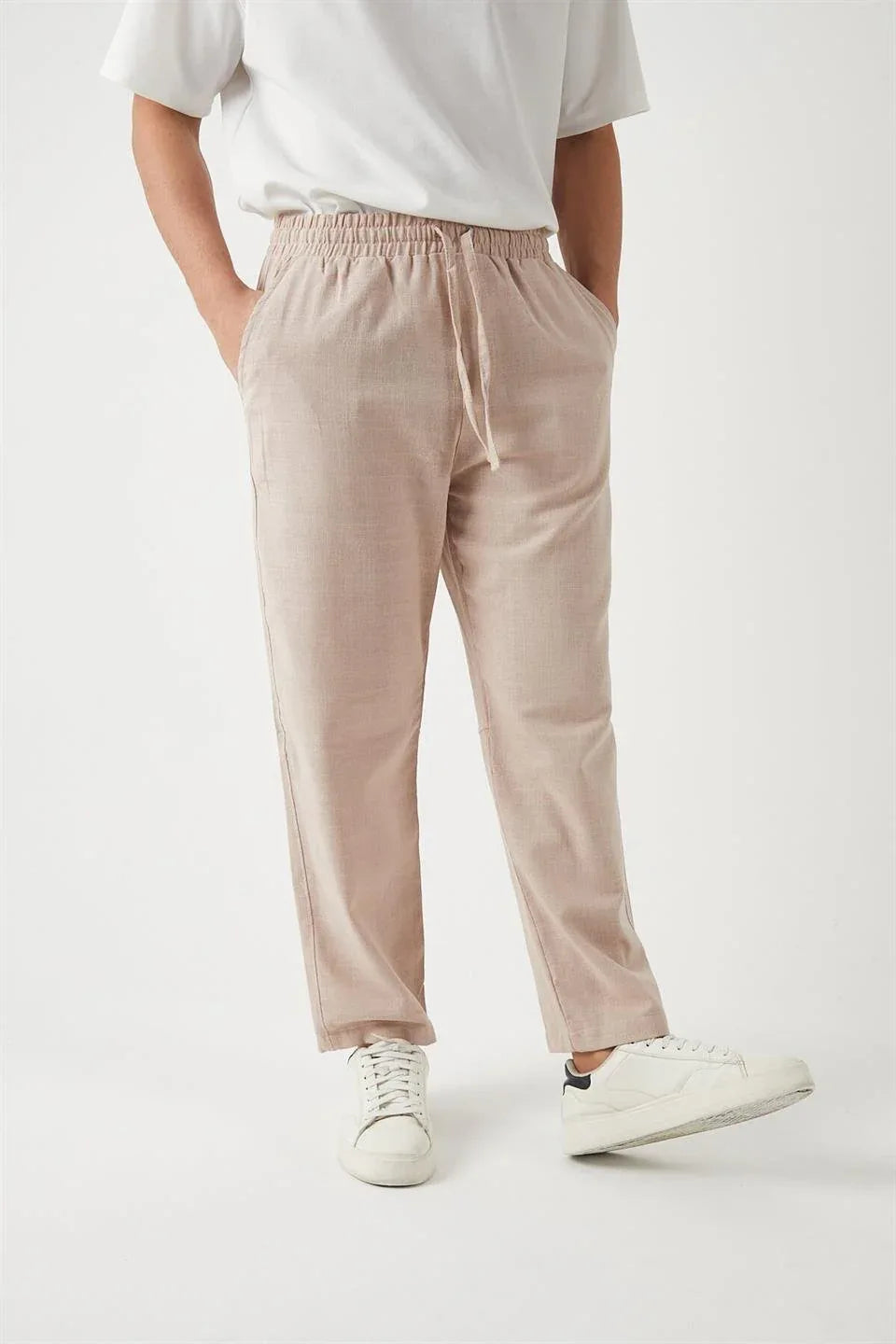 pantalon baggy homme coton léger respirant - Justyol