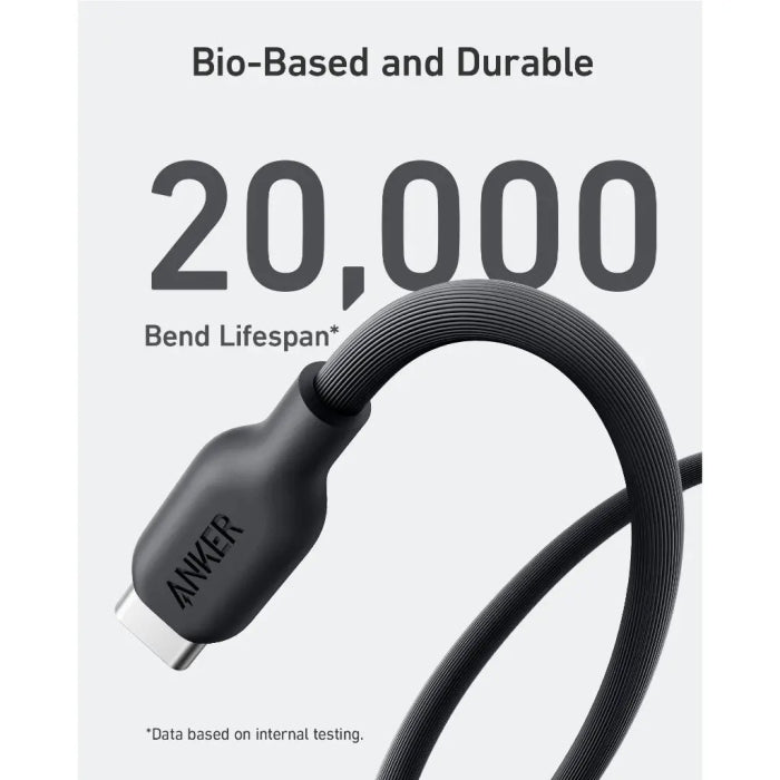 أنكر كابل USB-C إلى USB-C للشحن السريع الفائق 140 واط – 0.9 متر
