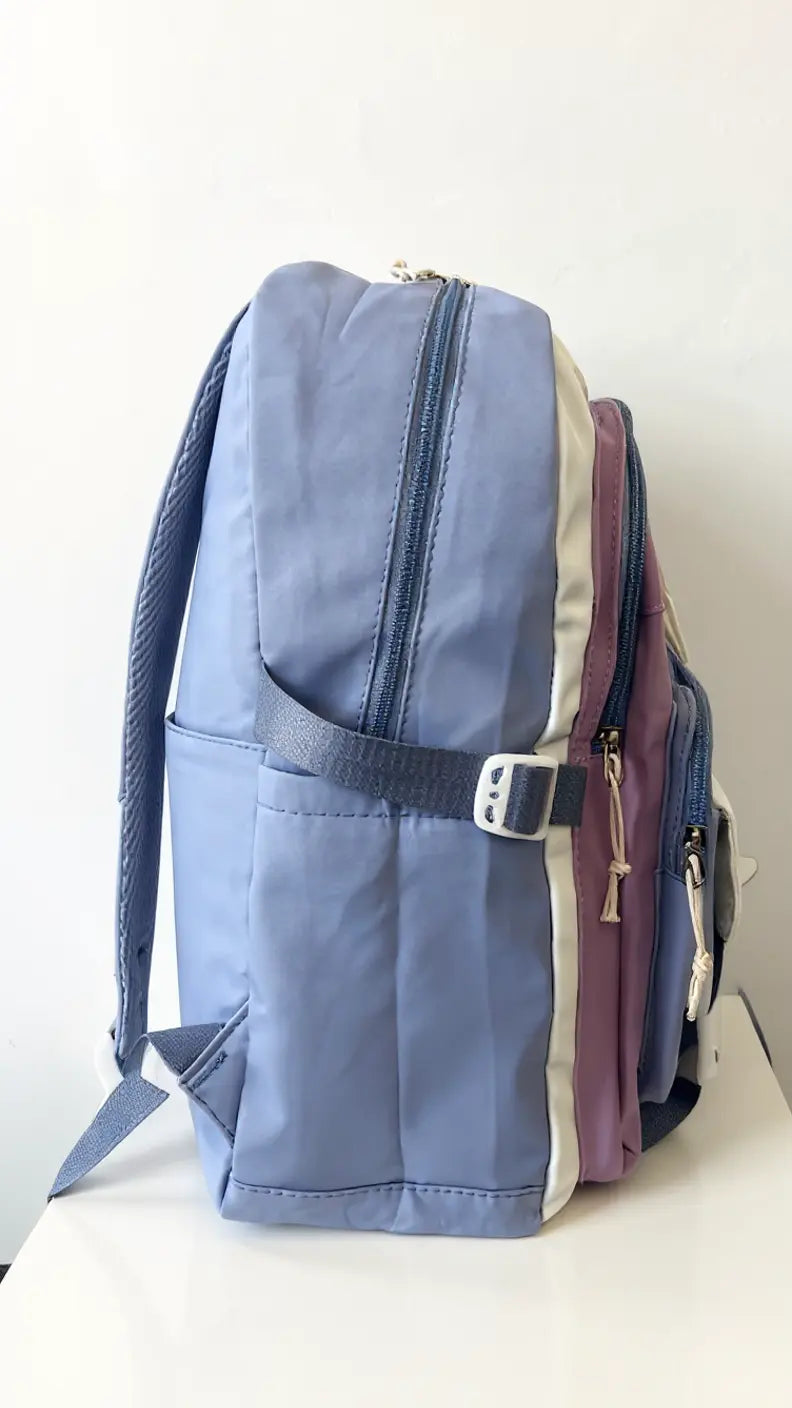 Sac à dos scolaire pour filles – Couleurs pastel & plein de poches !