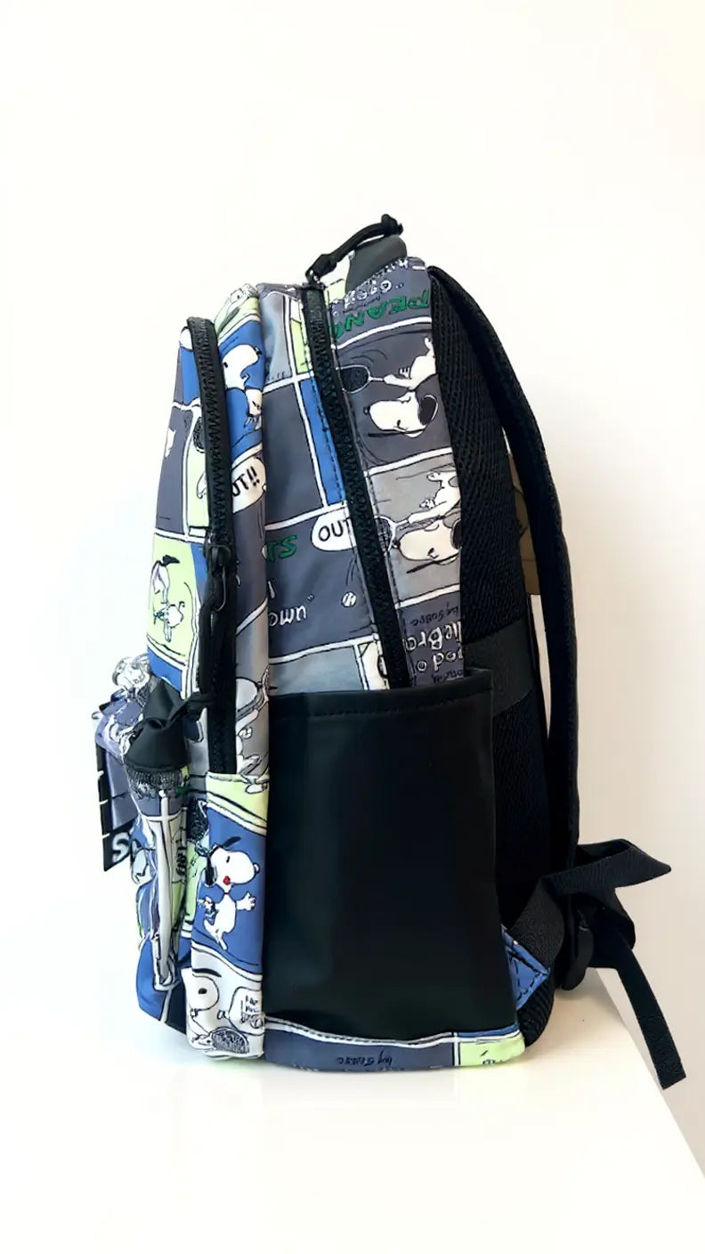 Sac à dos scolaire multifonction avec motifs Snoopy Pour Elle