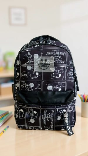 Sac à dos scolaire multifonction avec motifs Snoopy Pour Elle
