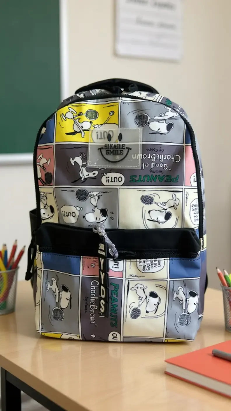 Sac scolaire multifonction – Design Snoopy irrésistible !