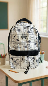 Sac à dos scolaire multifonction avec motifs Snoopy Pour Elle