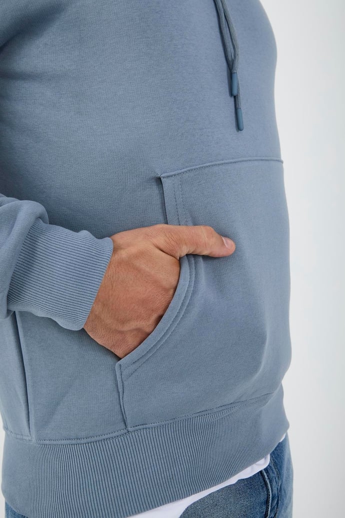 Erkek Oversize Kapüşonlu Kanguru Cepli Sweatshirt - Justyol