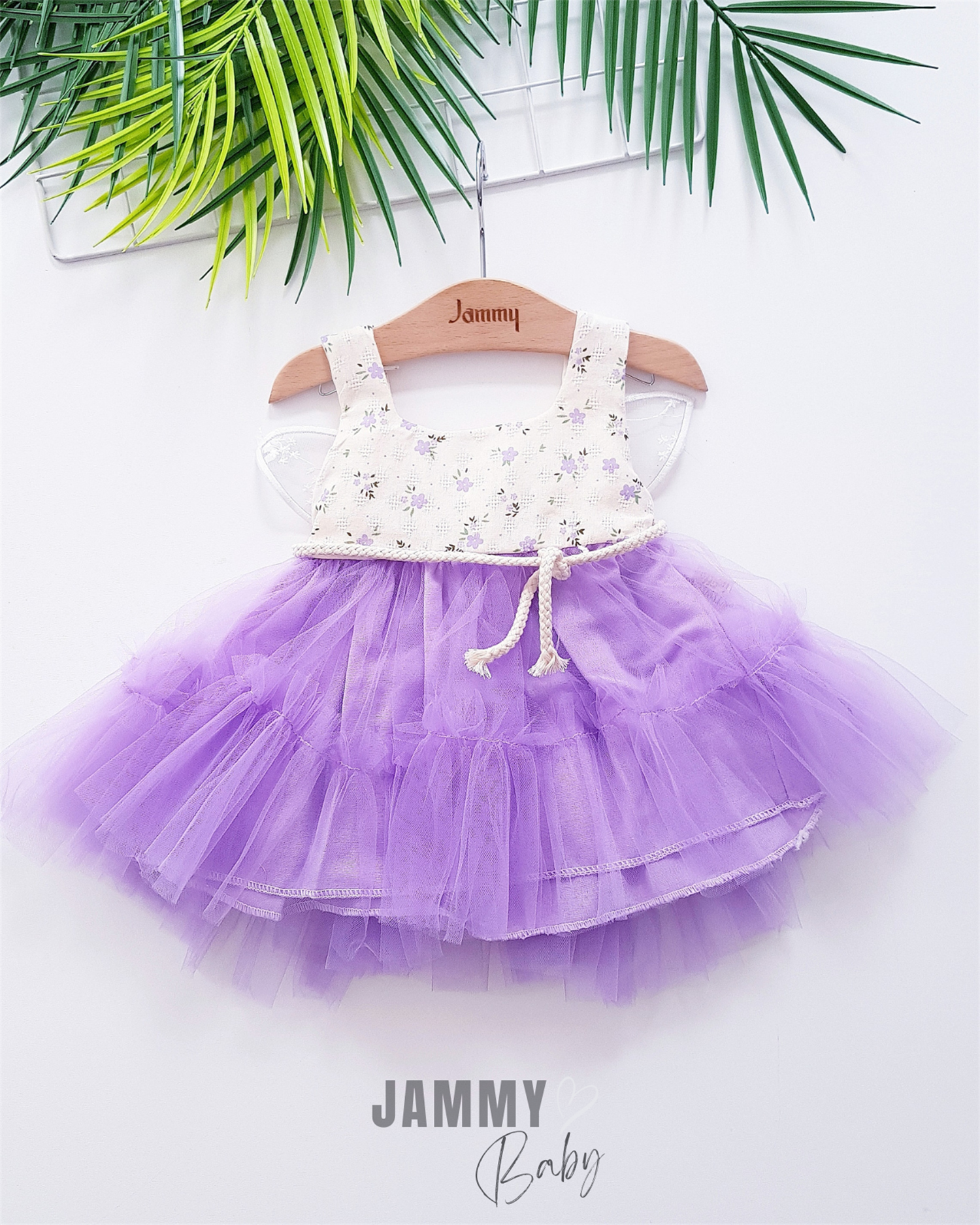 <tc>Robe à Jupon Alice avec Ailes - VIOLET</tc>