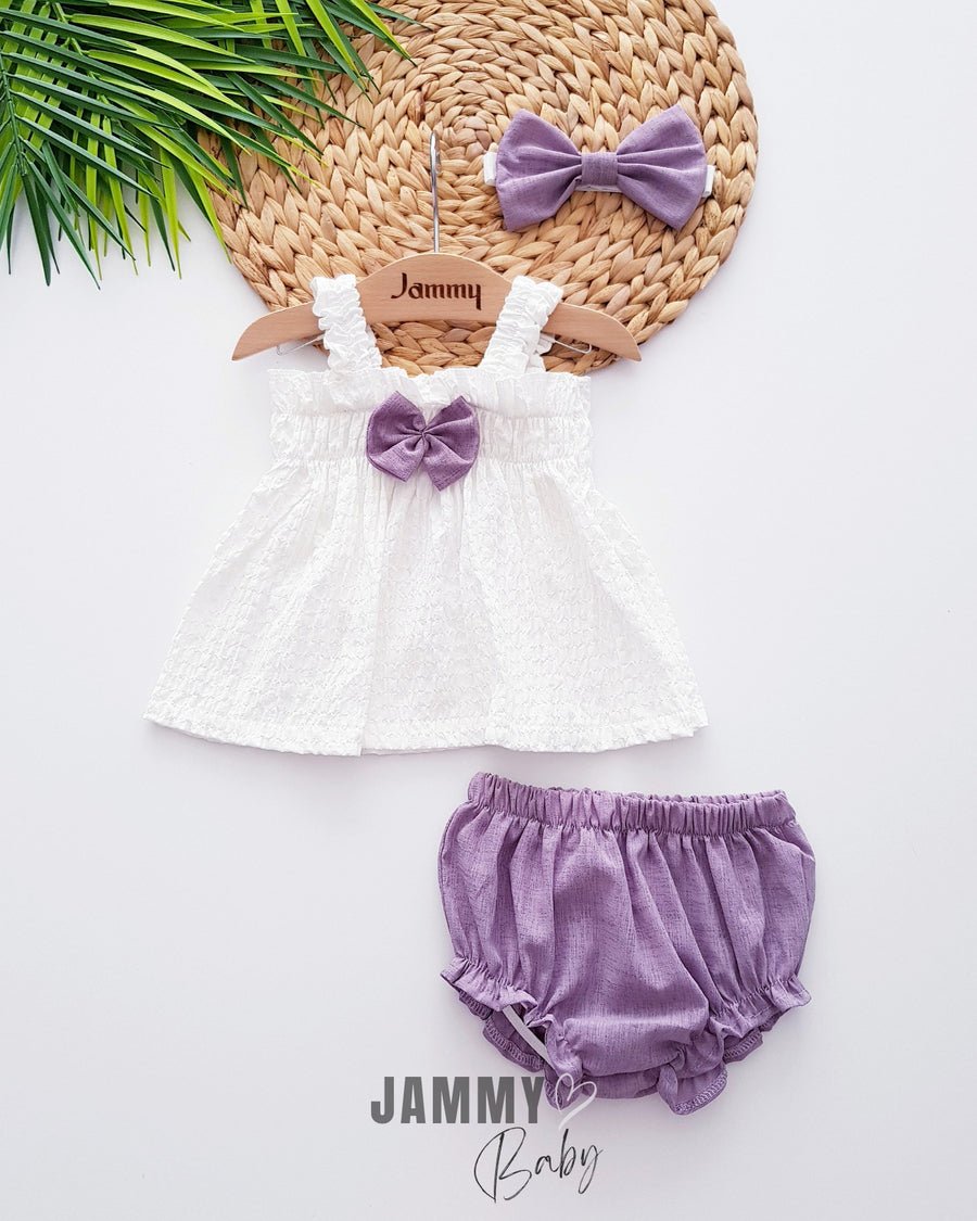 Almira Bürümcük Gipeli Bandana Set - Justyol